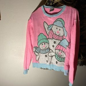 Pink Christmas Sweater